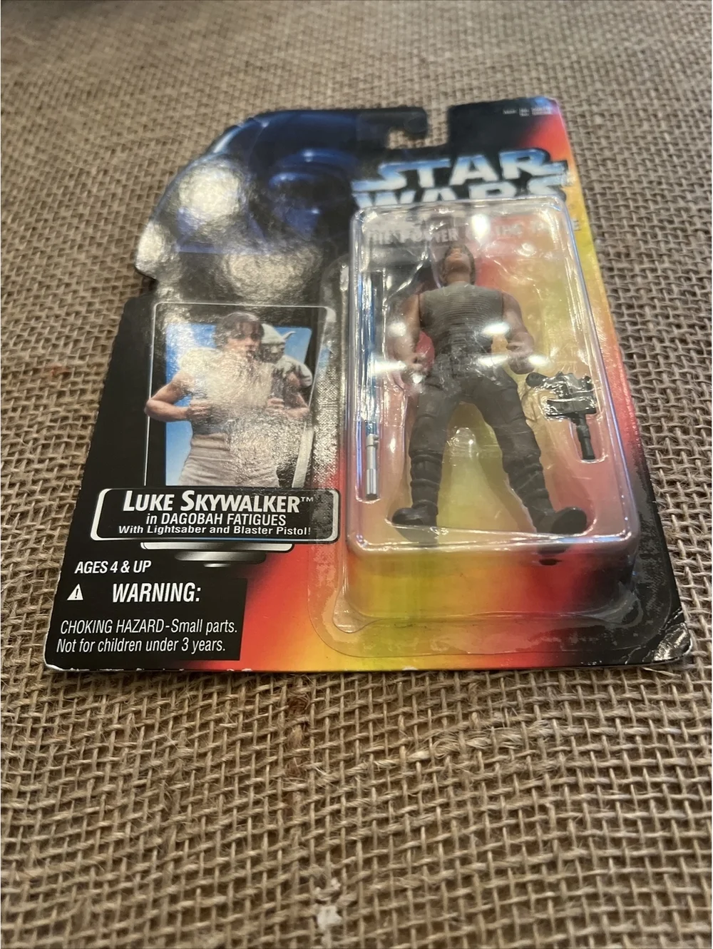 Star Wars Luke Skywalker Dagobah Fatigues Short Light Saber Power Of The Force